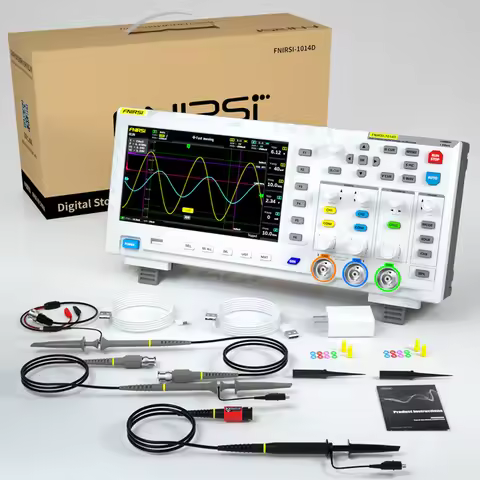 FNIRSI 1014D Digital Oscilloscope 2 In 1 Dual Channel Input Signal Generator 100MHz* 2 Analog Bandwi