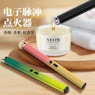 Gradient Color Ignition Gun Electronic Charging Igniter Scented Candle Natural Gas Gas Stove
