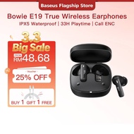 Baseus Bowie E19 TWS True Wireless Bluetooth Earphones IPX5 Waterproof Call ENC