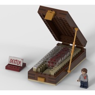 Dexter Morgan Blood Slide Box MOC building block Set –Killer Trophy Case, Forensic Blood Slides Coll