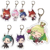 Anime Animation Welcome To Demon-School Iruma-kun Keychain Suzuki Iruma Valac Clara Figure Decoratio