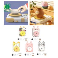 [Kesoto] Electric Pottery Wheel Set for Kids Porcelain Machine Crafting Projects Painting