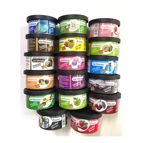 Small wooden block essential oil scented wooden canister air freshener deodorizer vehicle aroma diff