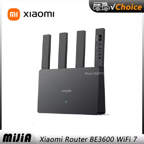 Xiaomi WiFi 7 Router BE3600 3570Mbps MLO Dual-Band Aggregation Dual WAN LAN Gaming Acceleration Mesh