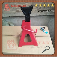 ❤3T❤ 2pcs Thickened Car Jack Stand Repair Tool Adjustable Heavy Height Duty Floor Metal Jacks Jek Kereta -4523