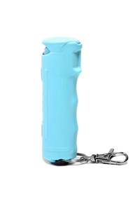Kuros! by Mace Brand Pocket Pepper Spray (Teal) – 10’ Powerful Pepper Spray with Flip Top Safety Cap