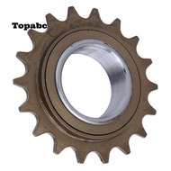 TOPABCS Bike Freewheel, Easy Installation Steel Single Speed Freewheel, Durable 7.8cm Diameter 18 Te