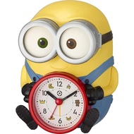 Rhythm Minion Bob clock alarm voice yellow 15.2x12.1x12.3cm