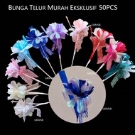 50pcs Bunga Pahar Murah Tapi Eksklusif / Bunga Telur Simple Aqiqah Kenduri Kahwin Majlis Tahlil GKBT