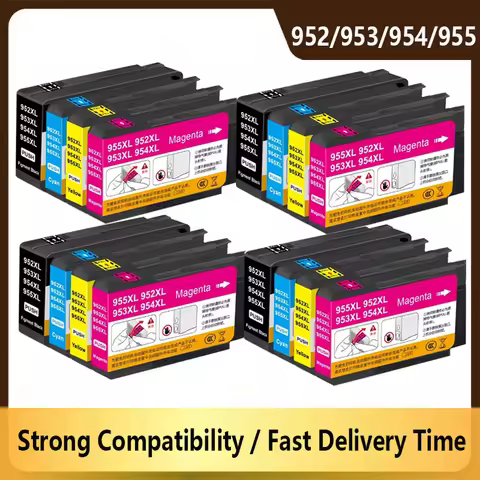 952XL 953XL 954XL 955XL Compatible Ink Cartridge for HP OfficeJet Pro 7740 8710 8715 8720 8730 8740 