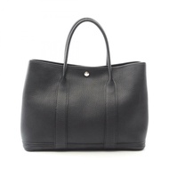 HERMES Garden party PM 托特包 手提包 Negonda 皮革 黑色 二手 女款 SHW Z