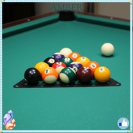 AMBER 6pcs Billiard Ball Rack, Film Triangle Ball Rack Holder, Billiards Accessories Combo Pack Shee