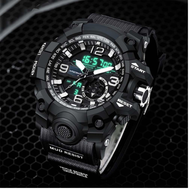 Jam Tangan Pria Dewasa Analog Digital Gshock WR20BAR Rubber Original Water Resist Free Box