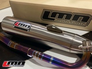 ท่อเลส W125-57/59/66 2v-4v คอไทเท คอสวมปลาย