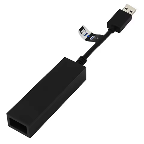 1PC Portable USB3.0 Male To Female PS4 Mini Camera Adapter VR To PS5 Cable Adapter