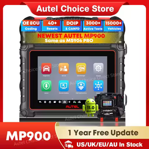 Autel MaxiPRO MP900 Automotive Diagnostic Tool ECU Coding Bidirectional Control OBD2 Car Scanner 40+