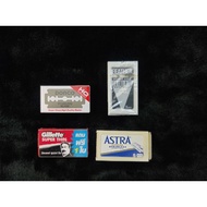 2-Edged Razor Blade Dorco Gillette Astra Feather 1 Box Contains 5 Blades.