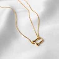 Basal Gia Necklace Gold - Necklace