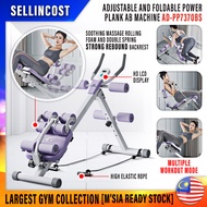 [Upgraded] SellinCost 2in1 High Spec 5 Min Shaper Power Plank Fastest 6 Packs Abdominal Exerciser Waist Slimming Latest Six Pack Pro Power Plank Fitness Equipment Abs Workout System Home Gym Station Alat Kempis Perut PP3694 PP7350R PP7370BS