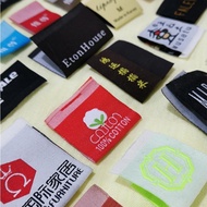 Customized Collar Label Clothing Label Customized Curtain Sofa Fabric logo Woven Label Label Wash Label Clothes Collar Label Trademark Accessories Clothing Label