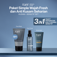 [SPECIAL KAHF DECODE : PAKET PERAWATAN KULIT KERING SENSITIF] Paket Simple Fresh & Anti Kusam Sehari
