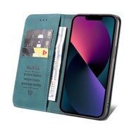 SAMSUNG A8 2018/ A8 PLUS 2018/ A8/A9 STAR CASEON FLIP WALLET CARD SLOT LEATHER CASE C001