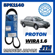TAIHOAUTO SUN Fan Belt 5PK1140 Proton Wira 1.6 Fan Belt Engine Wira Fan Belt Made In Japan