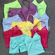 Vest Top Yoga Long Impact Hip High Elastic Sports Ladies Sling Dfyne Suit Fitness PSAZ