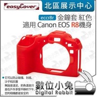 數位小兔【easyCover 金鐘套 紅色 適用 Canon EOS R8 機身 eccr8r】保護套 矽膠套 防撞 機身保護套 機身套 防塵 相機