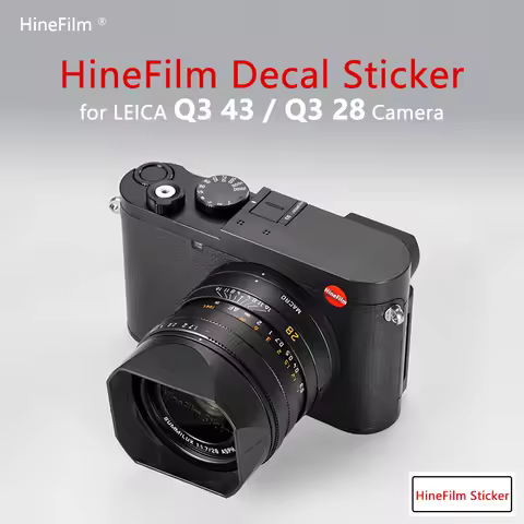 Hinefilm Skin for Leica Q3 43 Camera Sticker Protective Film for Leica Q3 28 Camera Decal Skin Anti-