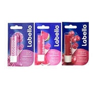 Labello Soft Rose, Labello Watermelon Shine, Labello Cherry Shine Lip Balm Bundle