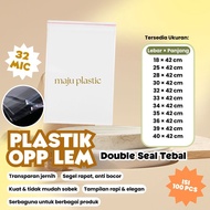 (MORE ECONOMICAL) THICK GLUE OPP PLASTIC 18X42 25X42 28X42 30X42 32X42 33X42 34X42 35X42 36X42 39X42