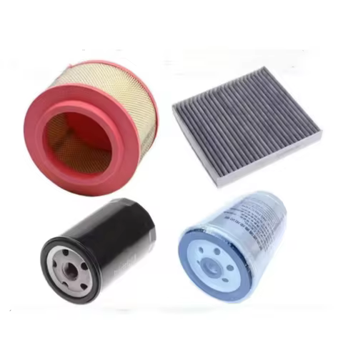 4pcs set Air filter + air conditioning filter + oil filter + Diesel filter for ZX AUTO Terralord 4D2