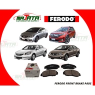 Ferodo Brake Pads FRONT for HONDA CIVIC FD 1.8/2.0,FB 1.8/2.0,ACCORD 2.4/3.0,BRV 1.5 L15Z1 (FDB4200N
