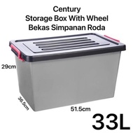 century 7888bc 33L storage box with wheel