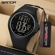 SANDA Digital Watch Men Military Army Sport Wristwatch Top Brand Luxury LED Stopwatch Waterproof Male Electronic Clock 2131