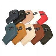 TENOL 2X 10pcs Premium Leather Golf Iron Headcover Set Club Head Cover Protector