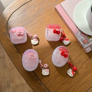 Huawei freeclip earphone case cute cartoon bow kitty for freebuds6i anti-drop se2se3 cartoon freebud