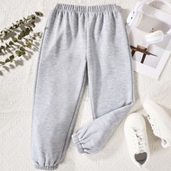 JOGGER PANJANG TEBAL BAHAN CATTON FLEECE / CELANA JOGGER PRIA WANITA GREY / SWEATPANTS / JOGGER SWEA