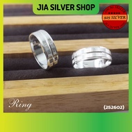 Ready Stock | 925纯银 批花男/女款戒指 | Original 925 Silver Cutting Ring For Men/Women (252602)| Cincin Lelaki/Perempuan Perak925