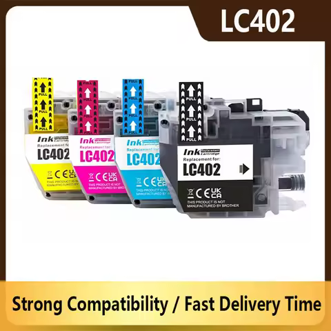 LC402 LC-402 Ink Cartridge Compatible For Brother MFC-J5340DW MFC-J6740DW MFC-J6540DW MFC-J6940DW Pr
