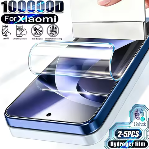 2- 5PCS Hydrogel Film For Xiaomi 17T Pro 15T 14T 15 Ultra 17 Pro Max Redmi 14C Screen Protector Redm