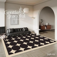 Light Luxury Style Large Area Carpet Living Room Sofa Tea Table Cushion Thickened Floor Mat Home Roo