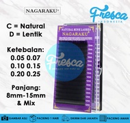 Nagaraku Eyelash Extention / Eyelash Extension Nagaraku Mink / Nagaraku Bulu Mata Tanam Eyelash Naga