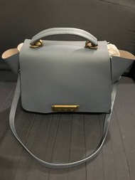 Zac zac posen handbag 莫蘭迪灰藍色
