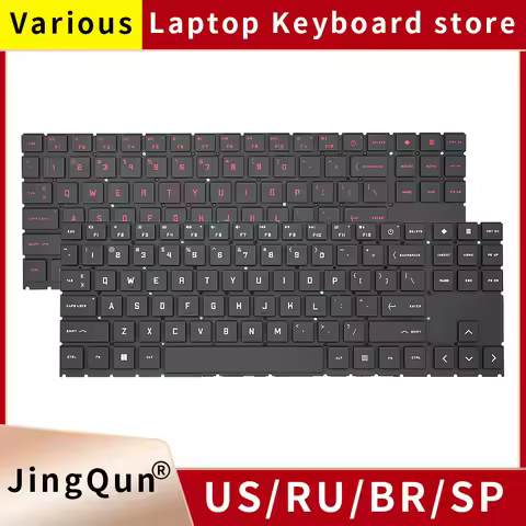 SP/US Russian Spanish Laptop Keyboard For HP OMEN 15-EN 15-en0xxx 15z-en 15-EN0010CA TPN-Q238 TPN-Q2