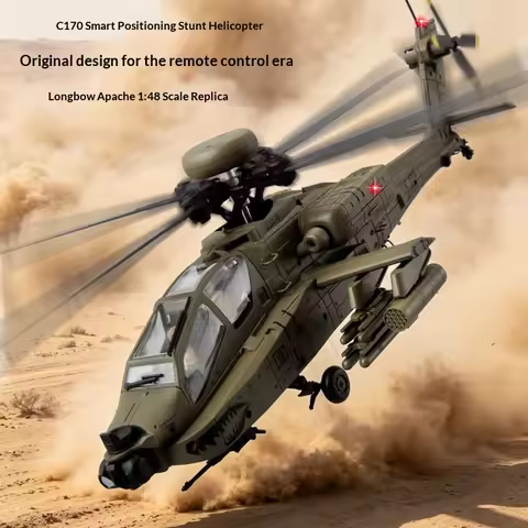 Rc Era C170 Rc Helicopter 6ch Optical Flow Positioning Apache Brushless Stunt Armed Rc Helicopter Mo