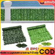 0.5*1/3M Plastic Artificial Watermelon Vines Leaves for Wall Garden Fence Balcony Privacy Decoration