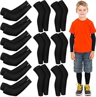 Panitay 6 Set Eczema Arm and Leg Sleeves Scratch Elastic Arm Sleeves Knee Wrap Eczema Arm Wrap for I