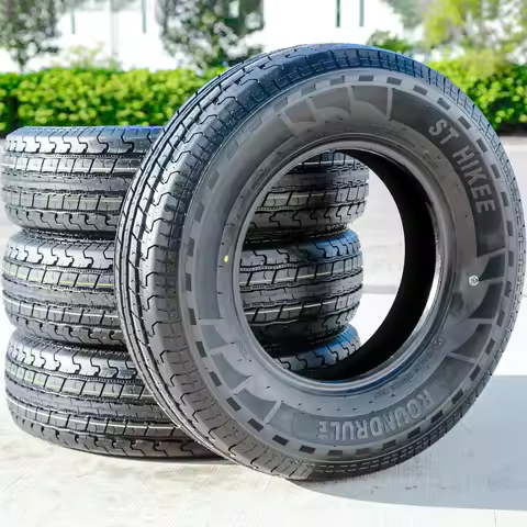 4 Tires Roundrule ST Hikee Semi Steel ST 175/80R13 Load C 6 Ply Trailer